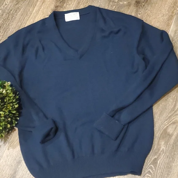 Vintage Mens Royal Jeff Vneck Sweater Size M Made in the USA - Picture 1 of 4